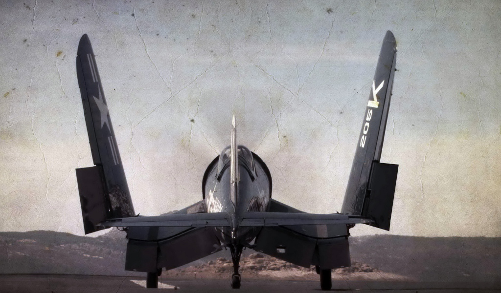 Самолет со складными крыльями