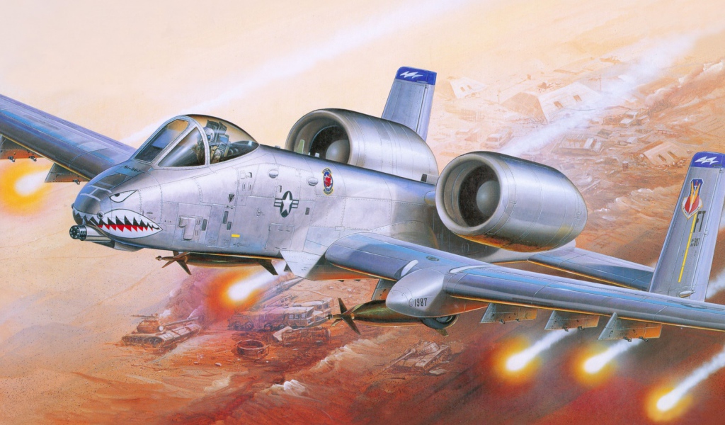 Бомбардировщик в атаке