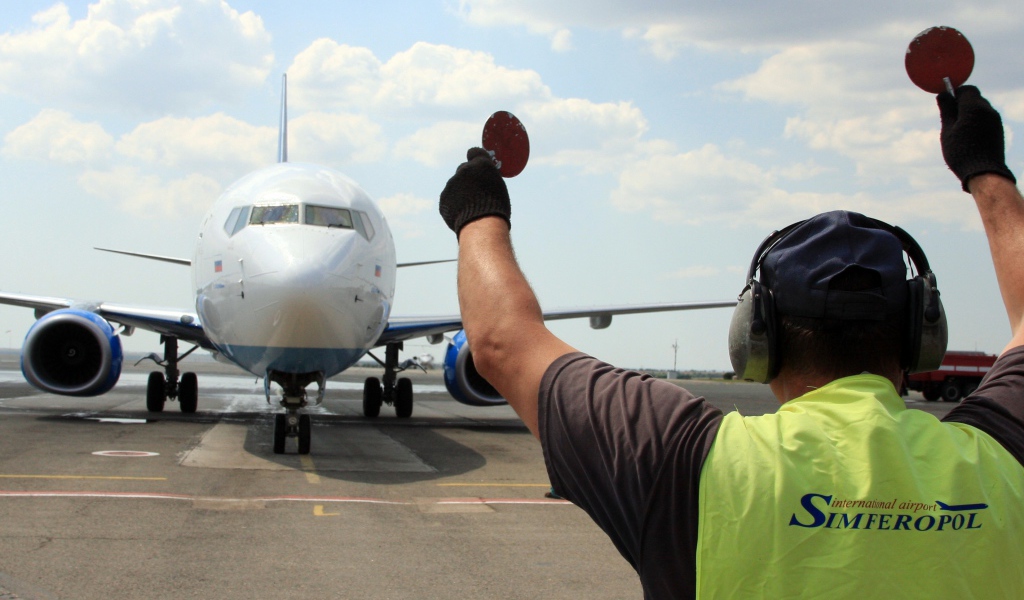 Добролет в аэропорту Симферополя