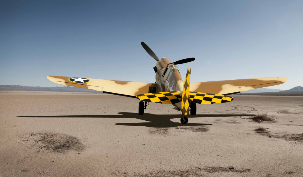 Самолет в пустыне