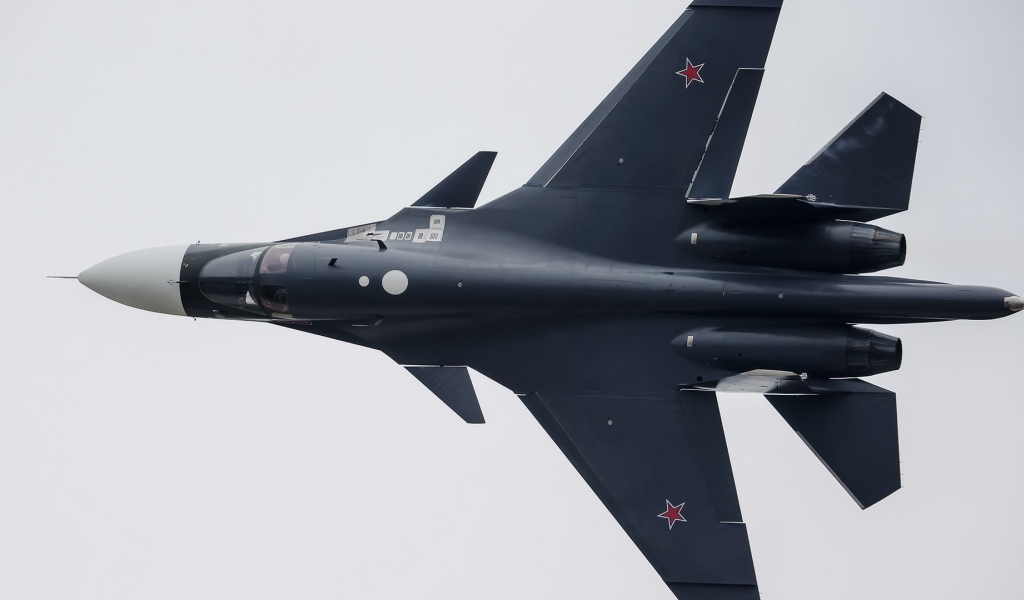 Вид истребителя сверху