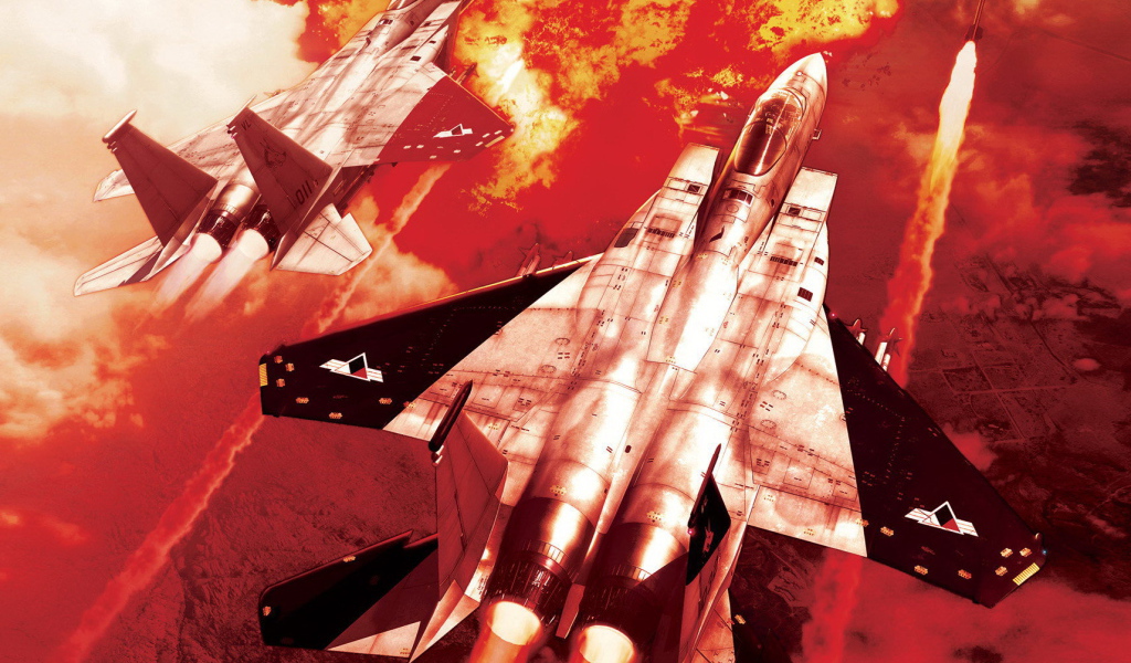 Запуск ракеты с военного самолета