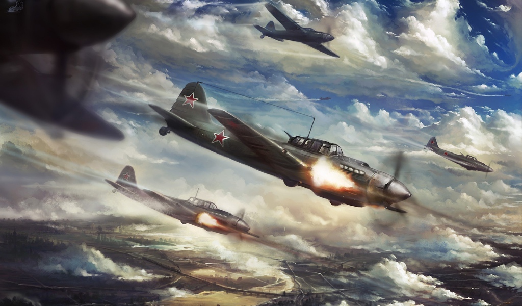 Военный самолет Ил-2