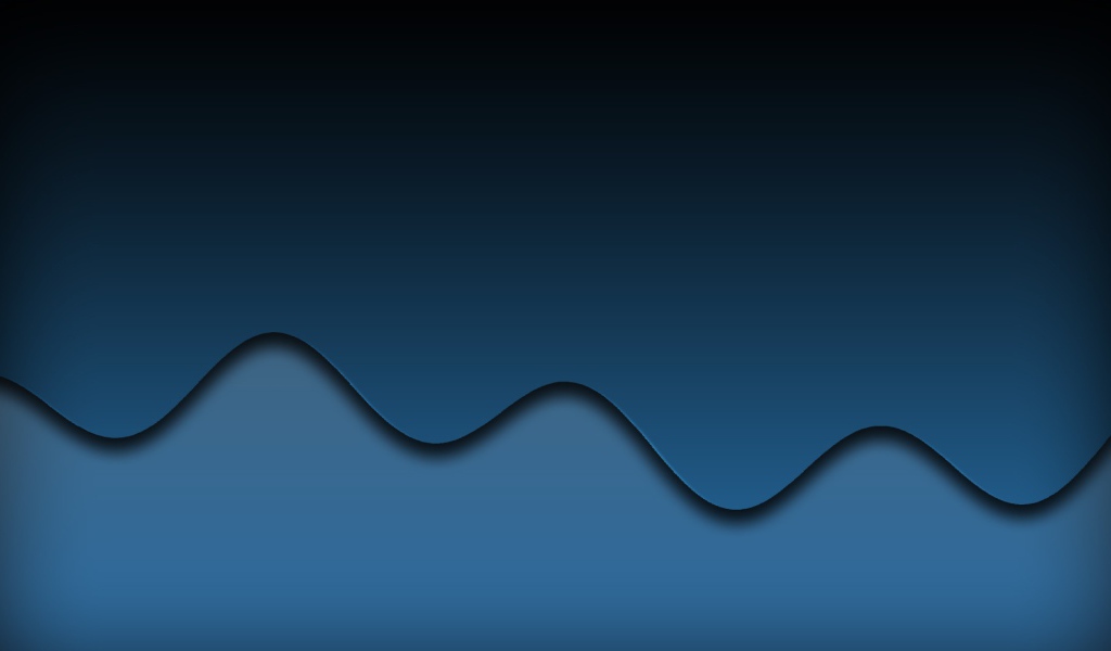 Волны синего цвета