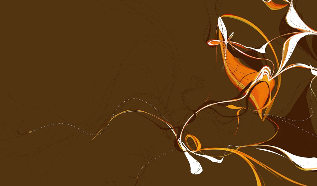 Рисунок на коричневом фоне