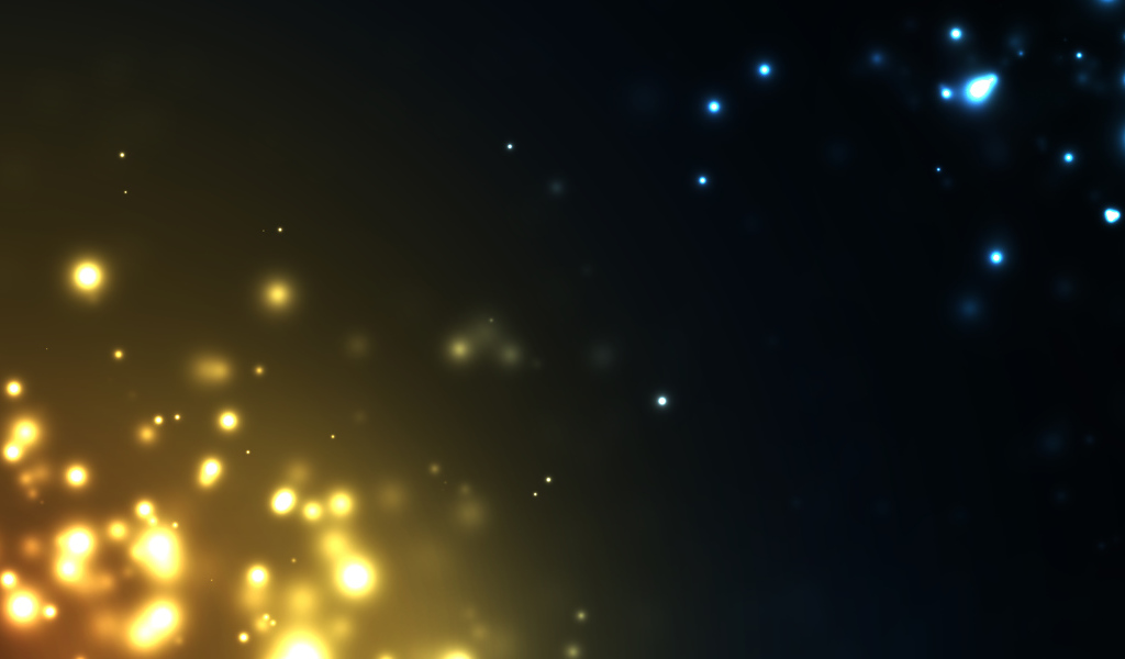 Желтые и голубые огни