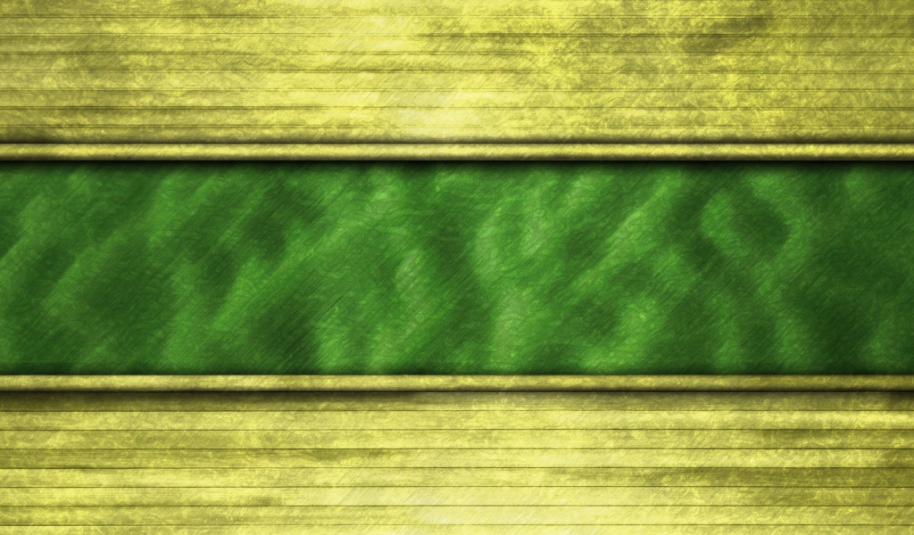 Желтые и зеленая полоса