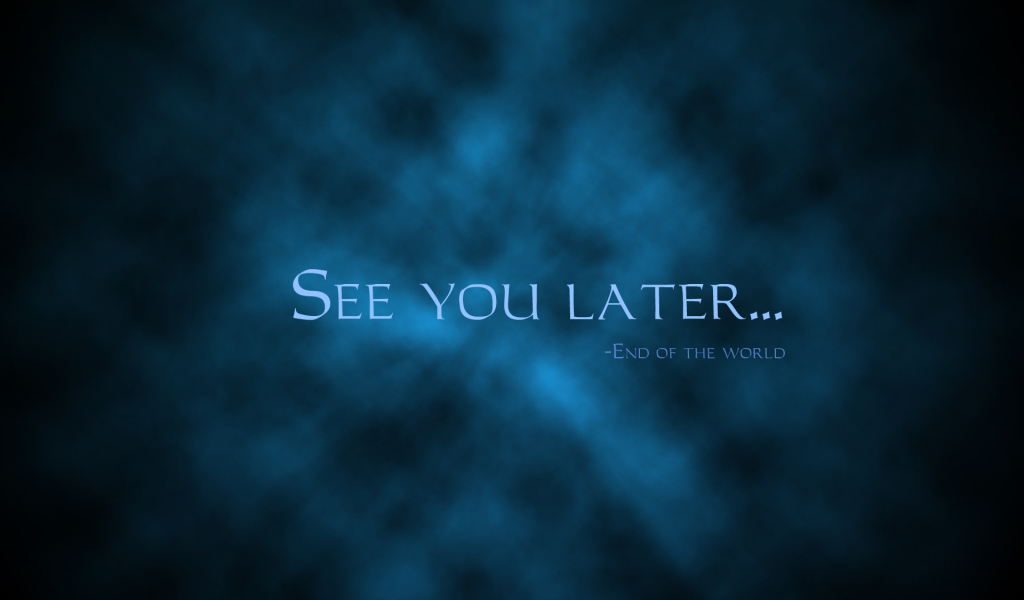 Предупреждение о апокалипсисе