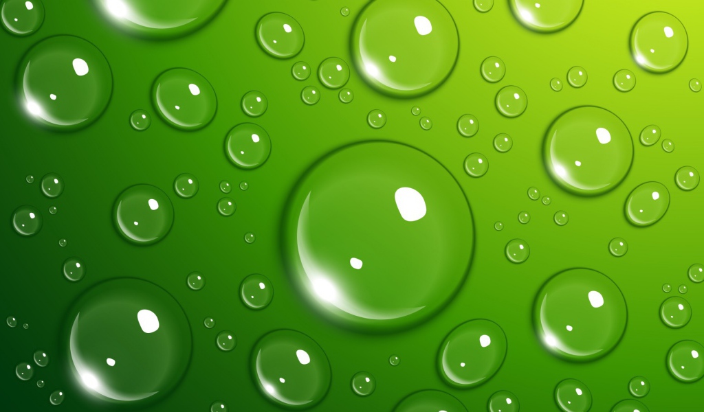 Чистые капли воды