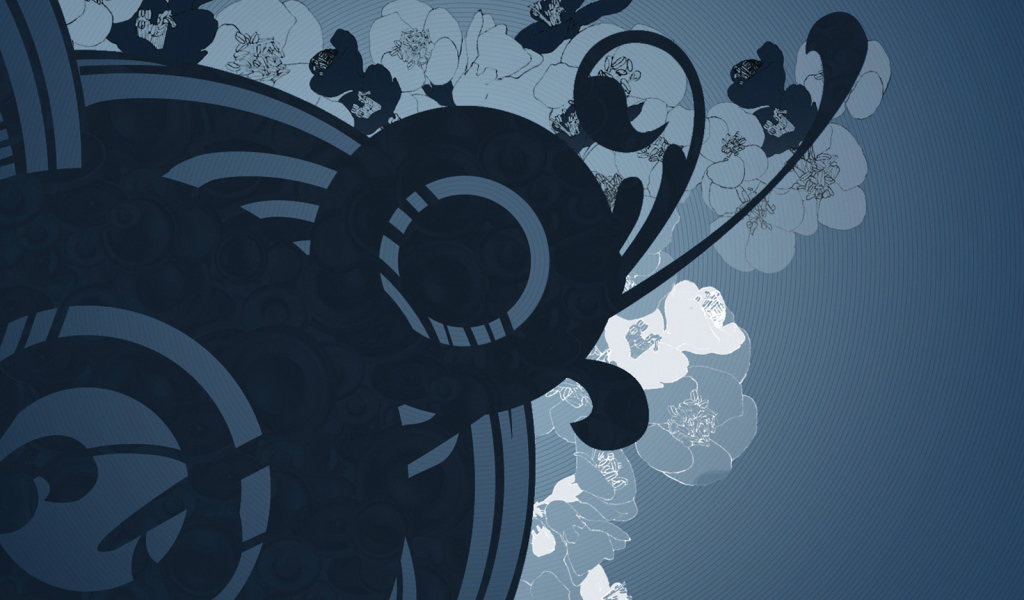 Черные цветы HP