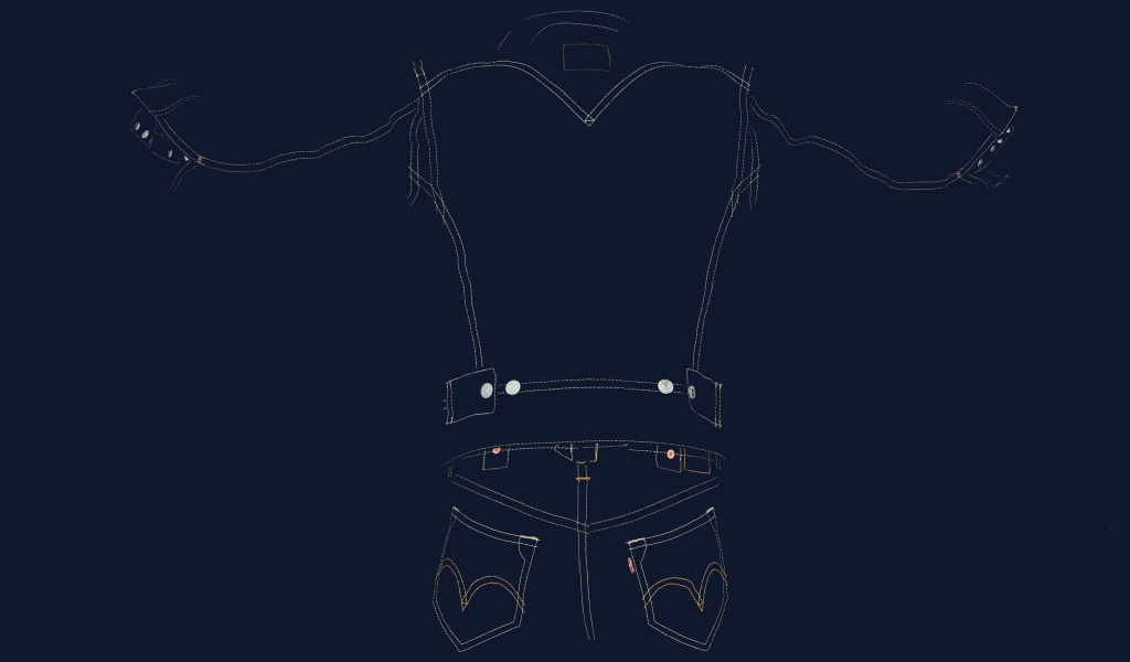 Дизайн джинсов Levi`s