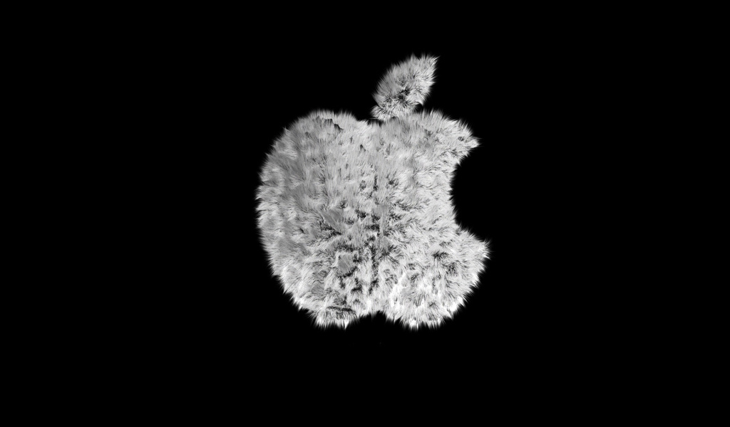 Меховой логотип Apple