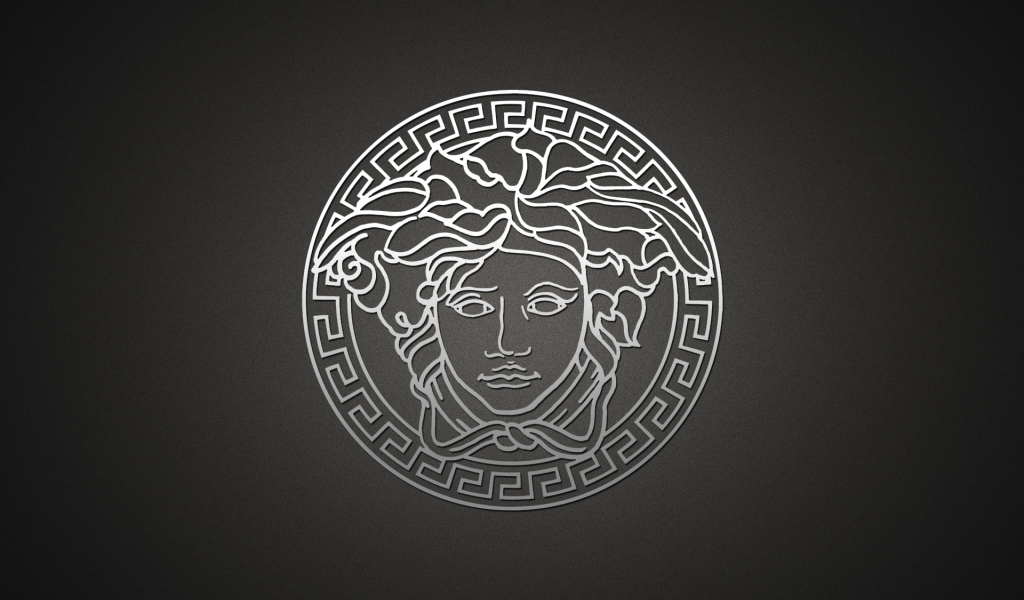 Серый логотип Versace