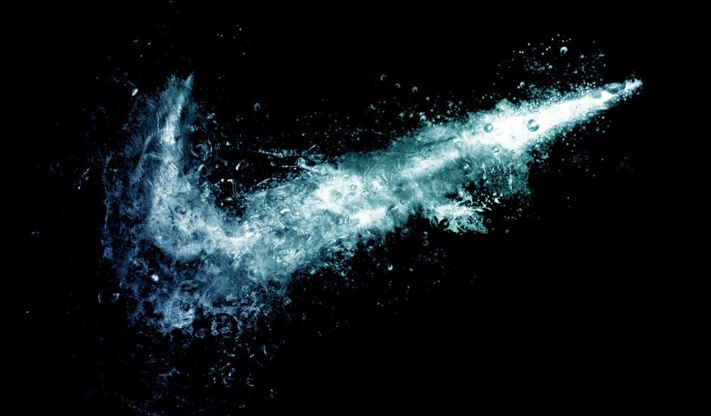 Вода и краска Найк