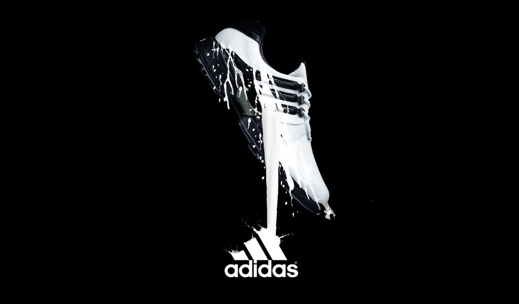 Белая краска Адидас