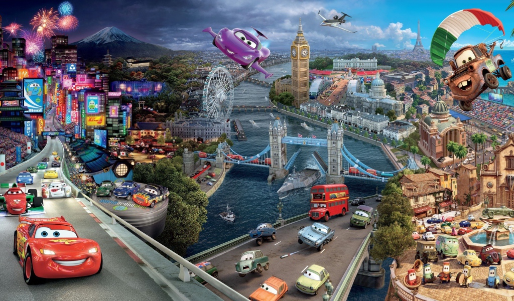 Мультфильм Автомобили 2