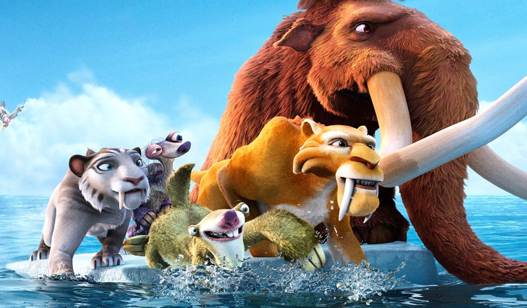 Мультфильм Ледниковый период 4