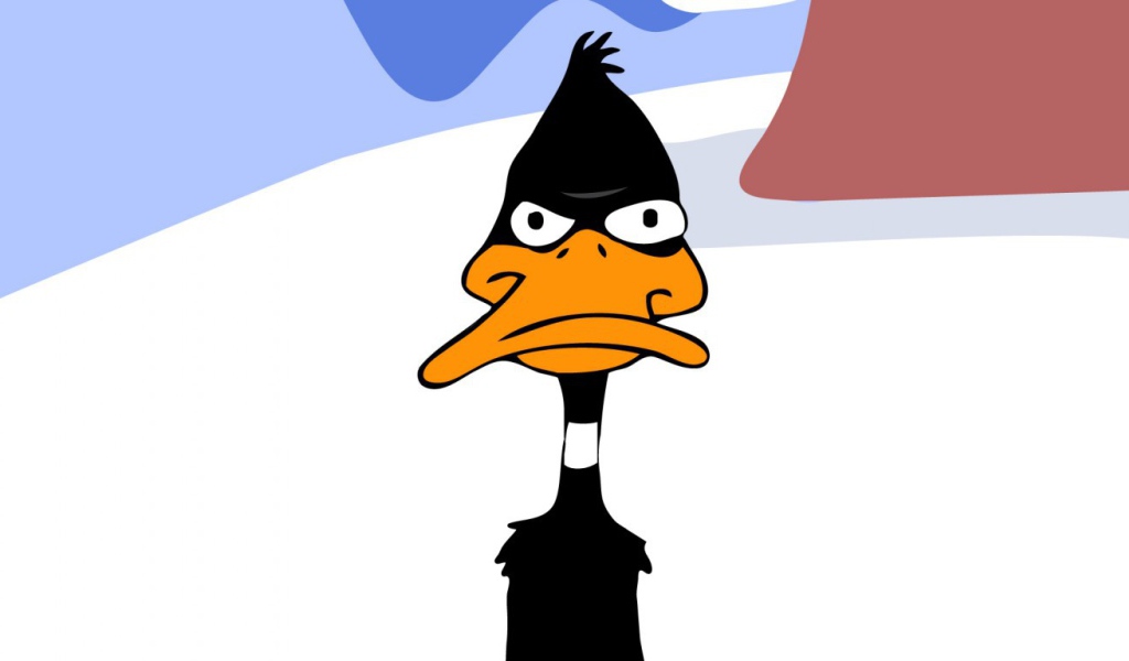 Даффи Дак на снегу