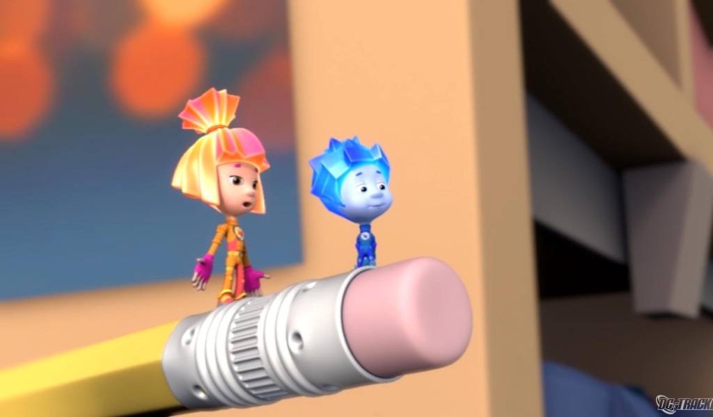 Фиксики на карандаше