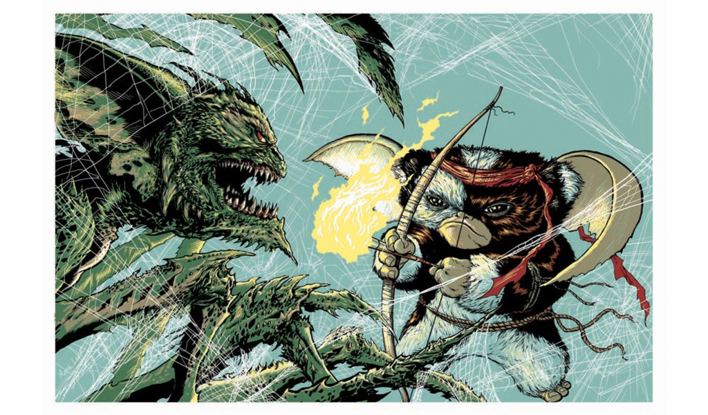 Гремлин из мультфильма