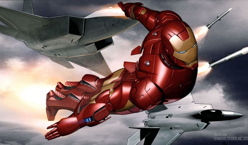 Железный человек в небе