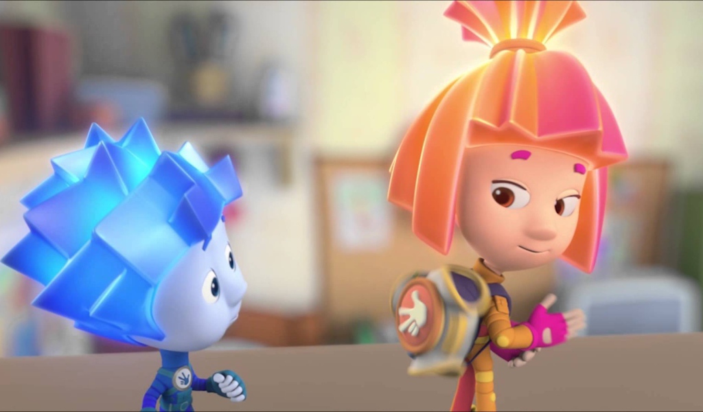 Главные герои мультфильма Фиксики