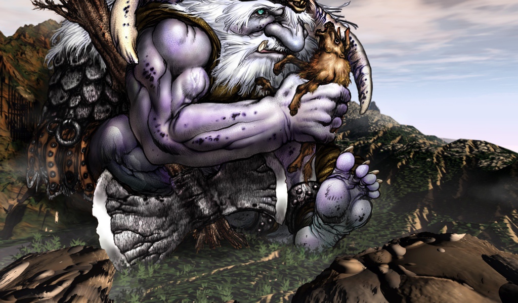 Великан из мультфильма