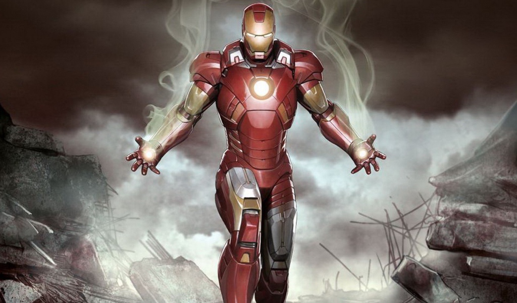 Железный человек из комиксов Марвела