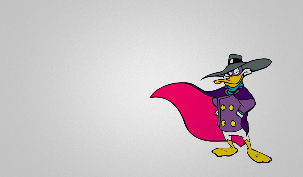 Утка  на фоне