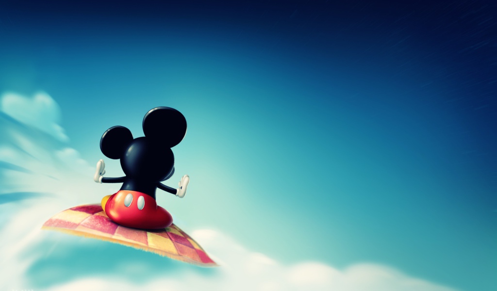 Микки маус на ковре