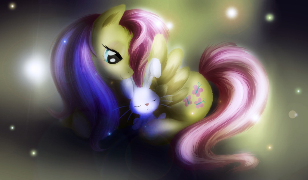 Мой маленький пони с зайчиком