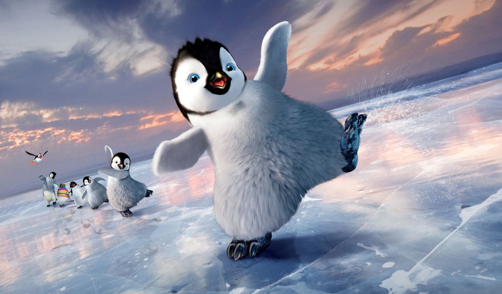Пингвины из мультфильма
