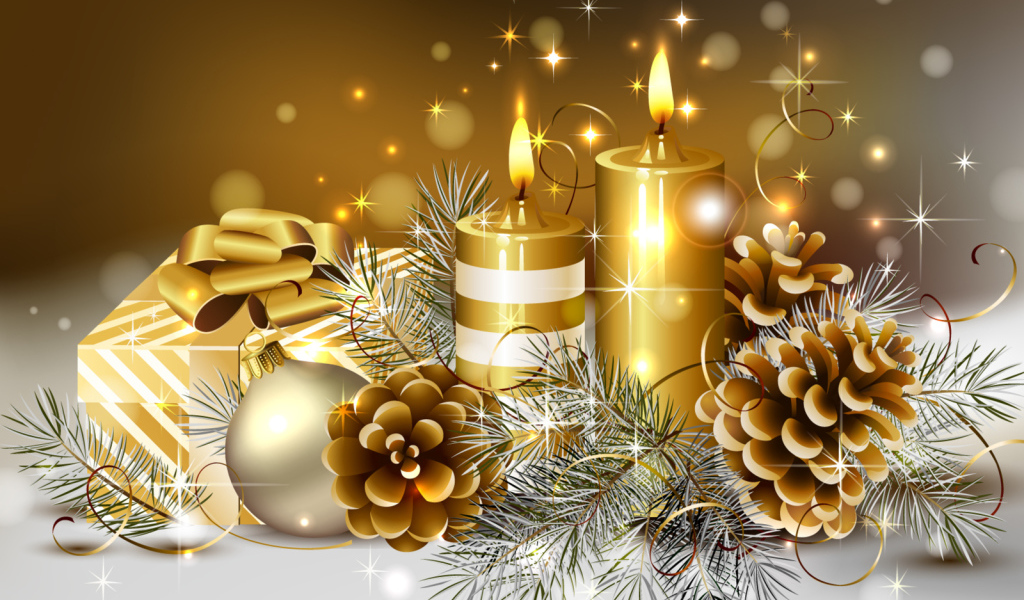 Открытка на Рождество