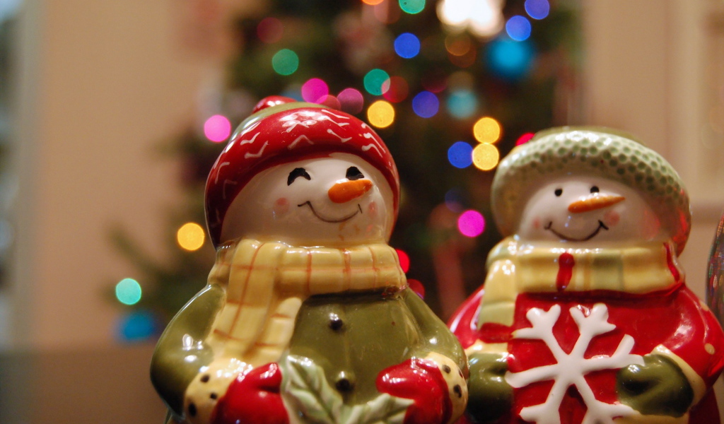 Керамические снеговики