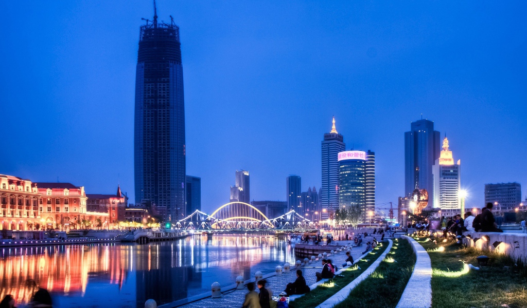 Китайский город на реке