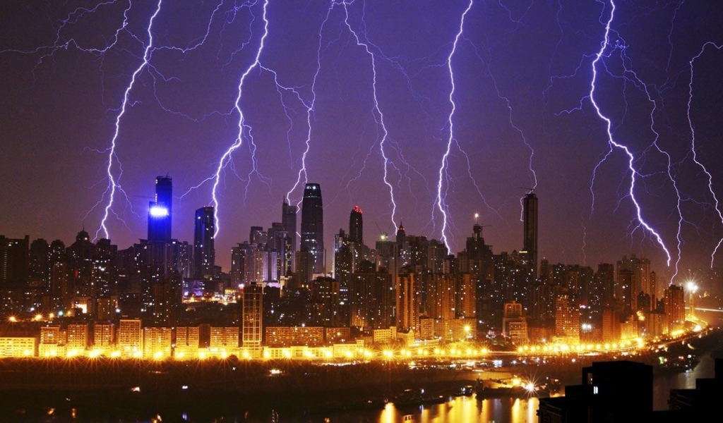 Грозовая ночь в Китае
