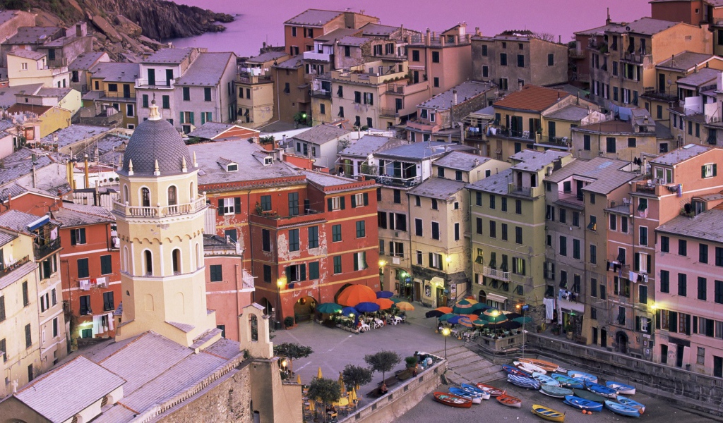 Итальянский город у моря