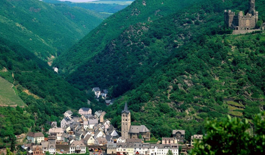 Архитектура города в горах