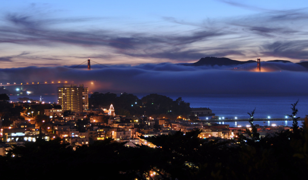 Мост в тумане