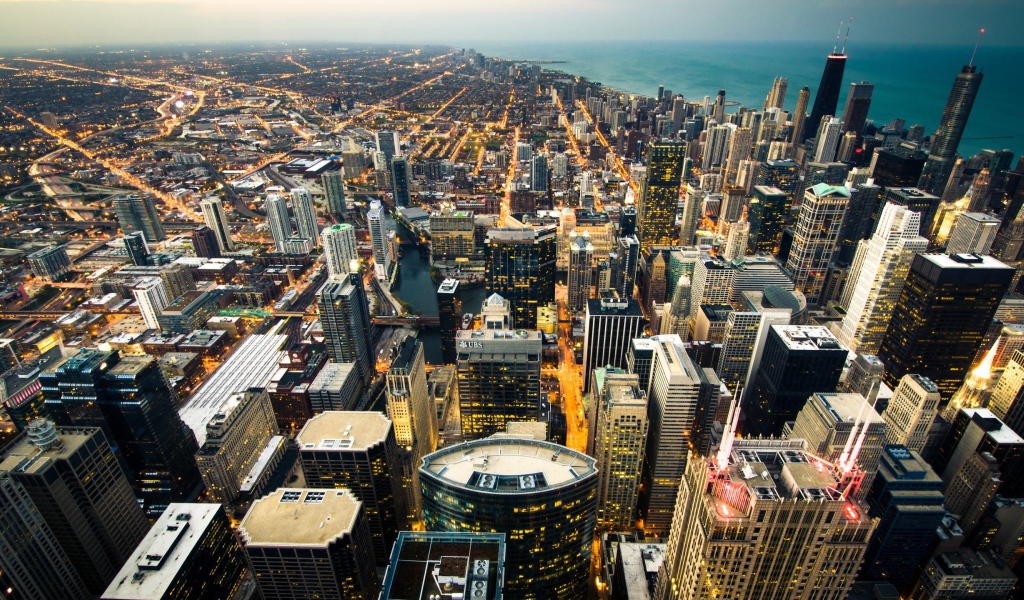 The city of Chicago, USA