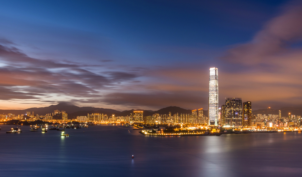 Гавань в Гонконге