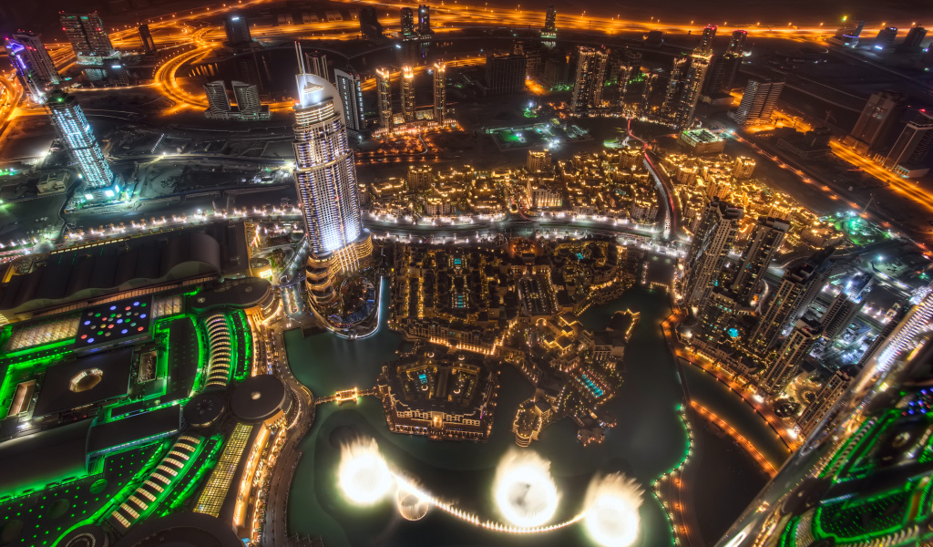 Небоскребы в городе Дубаи