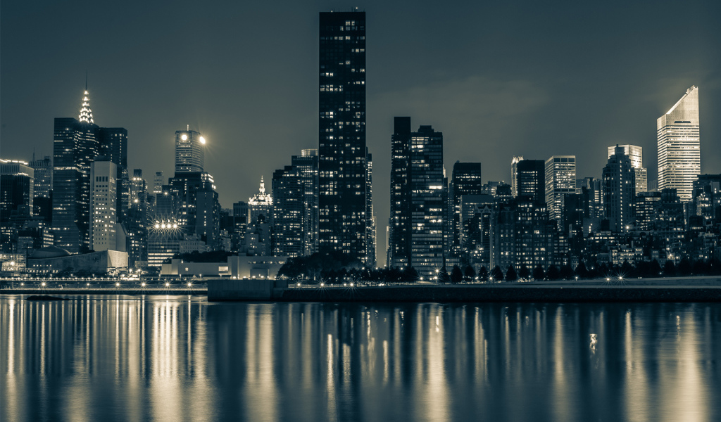 Небоскребы на манхеттен