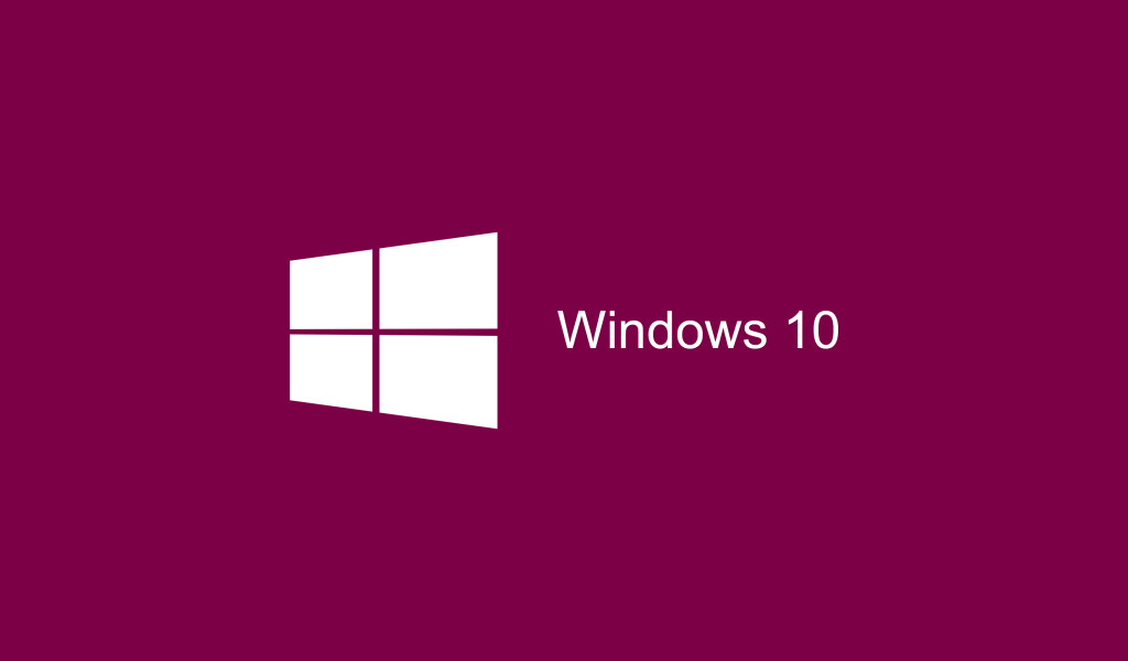Сиреневый символ Windows 10