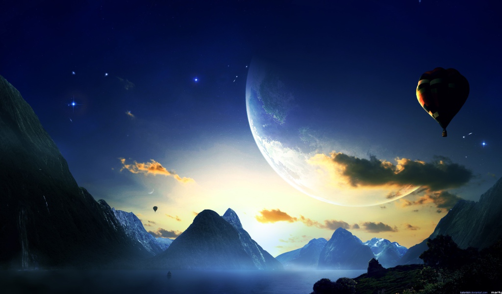 Полет воздушного шара