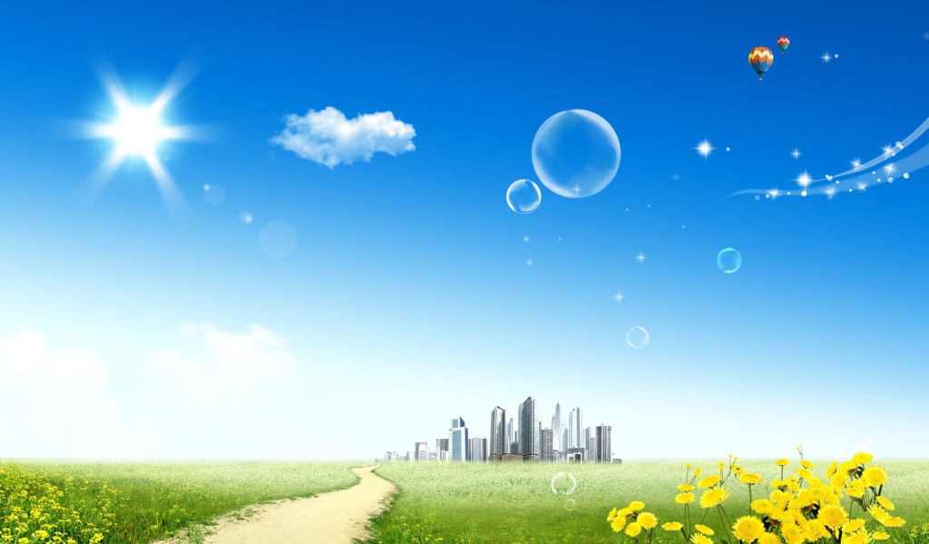 Город голубого неба