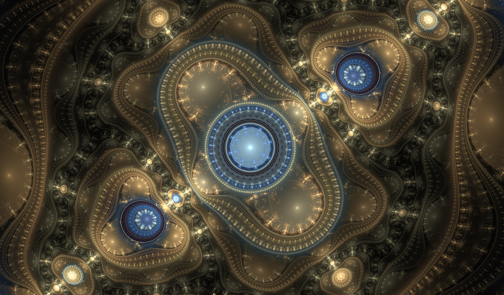 Яркие узоры стимпанк