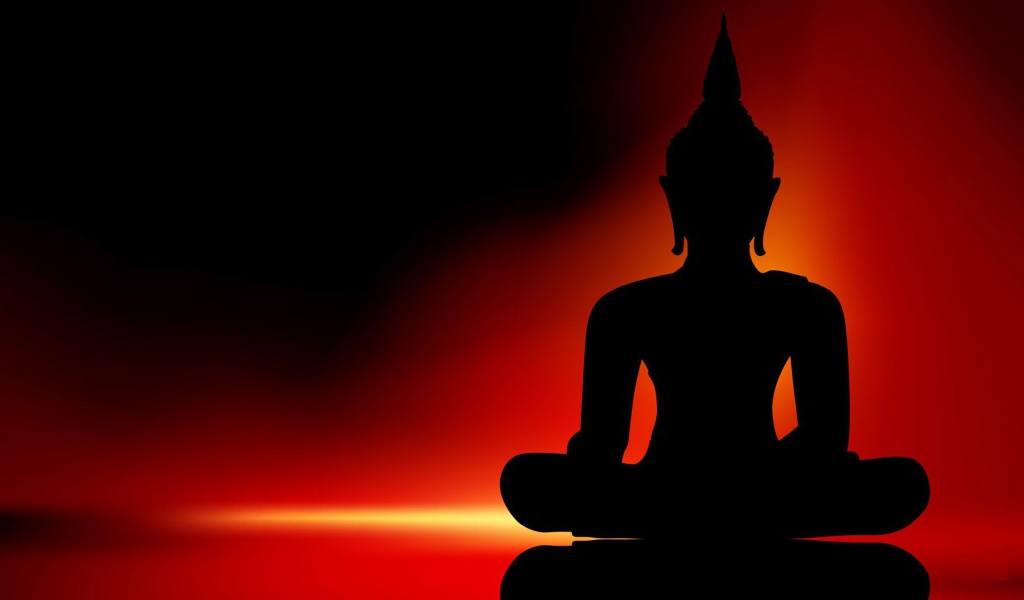 Будда на закате