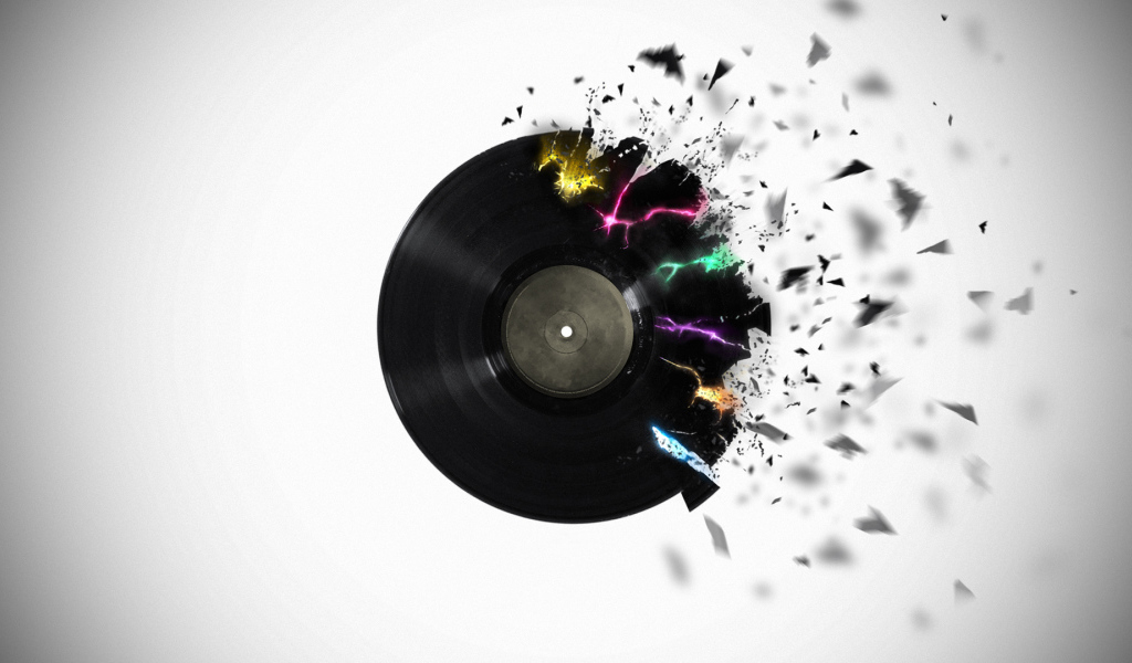 Горящая пластинка