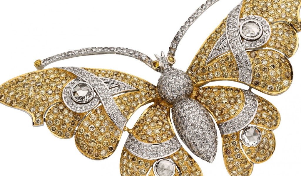 Бабочка из  страз